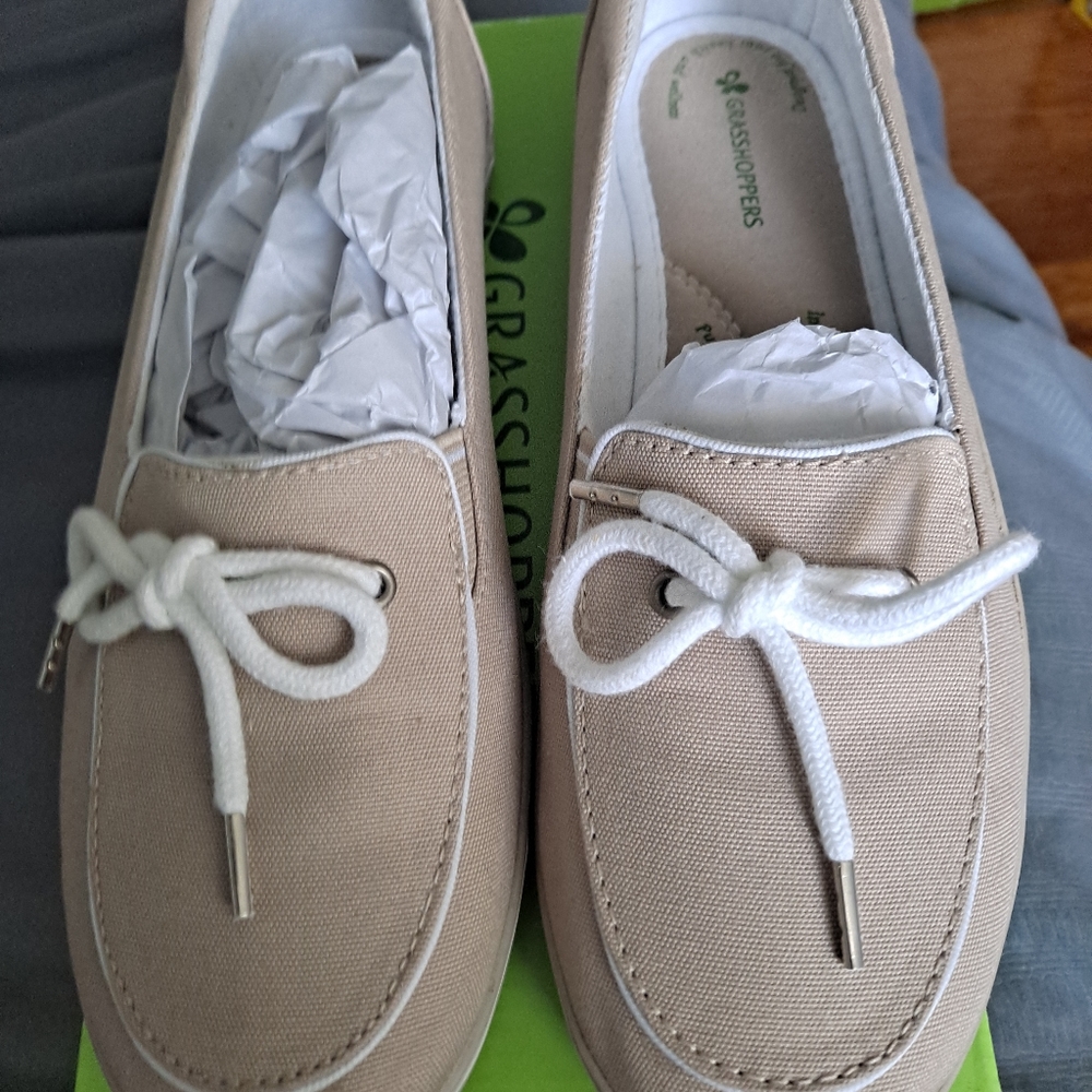 Sneakers High View stone canvas